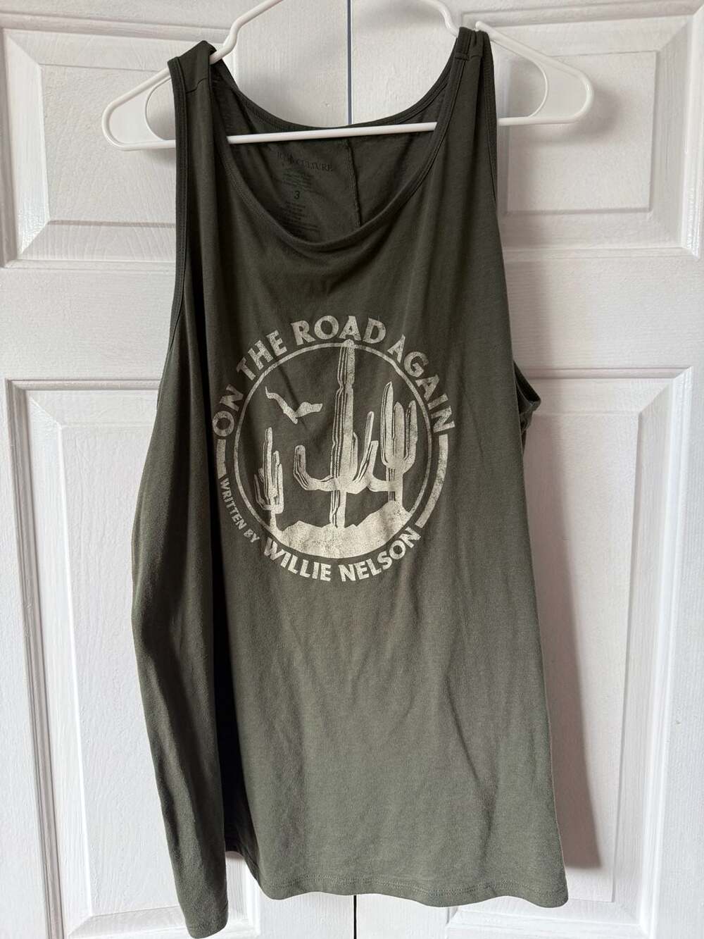 Torrid Willie Nelson On the Road Again Graphic Tank Top Size 3